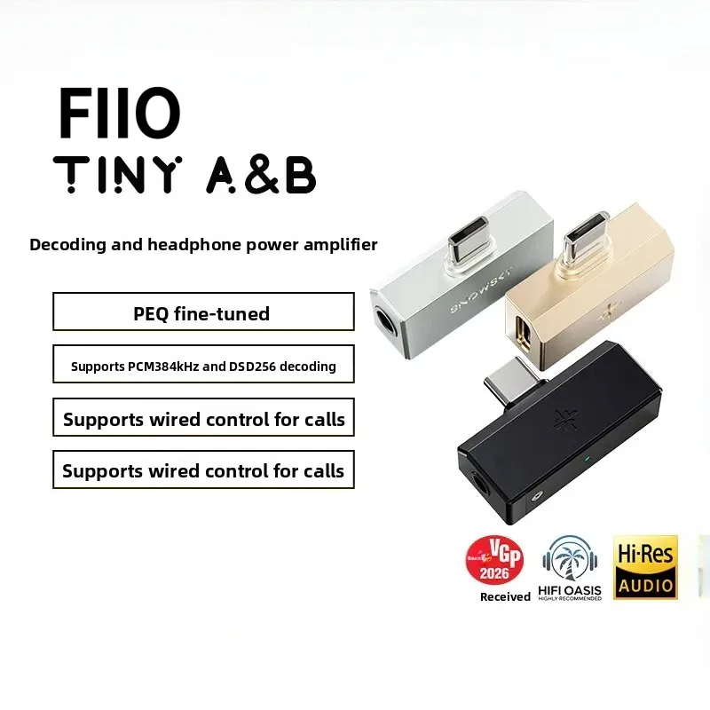 Audio Without Music - FiiO SNOWSKY TinyA/B DAC AMP Tipe